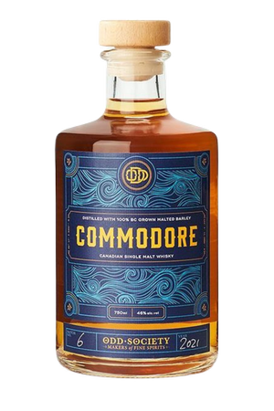 Odd Society Craft Distillery Commodore Single Malt Canadian Whisky