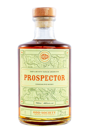 Odd Society Craft Distillery Prospector Canadian Rye Whisky